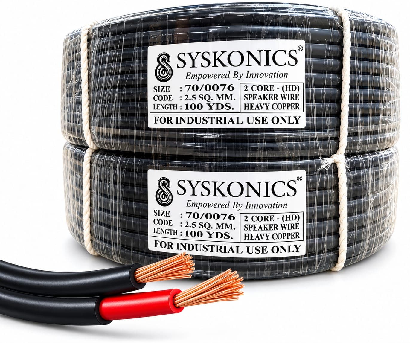 Syskonics Syskonics 2 Core 2.5 Sq. MM Cable